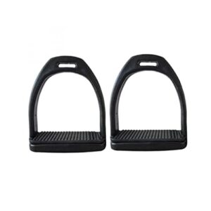 n/a 1 pair of horse riding aluminum alloy suitable for horse riders, lightweight wide track non-slip equestrian accessories (size : large size)