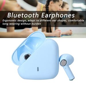 Zunate True Wireless Bluetooth Earbuds, Waterproof Noise Cancelling Stereo Earphone with Microphone, Bluetooth Headset for Sport Gaming Running(Blue)