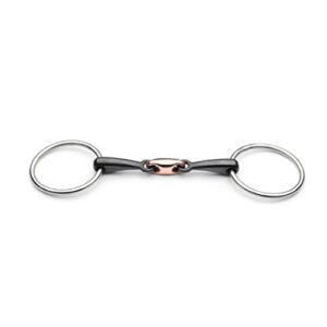 n/a 125mm elastic ring horse bridle d-ring stainless steel copper roller equestrian accessories