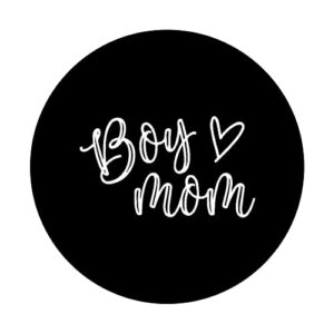 Boy Mom Raising Boys Mothers Day Mama Mommy Funny Saying PopSockets Swappable PopGrip