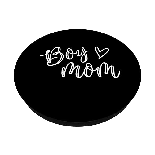 Boy Mom Raising Boys Mothers Day Mama Mommy Funny Saying PopSockets Swappable PopGrip