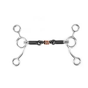 n/a horse chew stainless steel armature and black steel armature ring whistle drill outdoor equestrian protection accessories