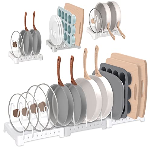 Decostatue-Pots-and-Pans-Organizer-Rack-Pot-Lid-Holder-Organizer-for-Kitchen-Cabinet-Kitchen-Cookware-Organizer-with-12-Adjustable-Compartments-for-Pots-&-Pans-Lids- Cutting-Boards-Bakeware-Dish