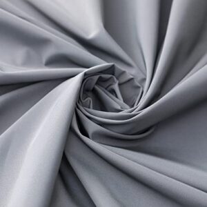 High Visibility Silver Reflective Fabric Gray Soft Material Sew On for Clothing Size: 55 in x 2yd