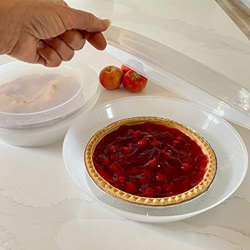 Evelots Pie Keeper-Easy Carry-Stay Fresh-Hinged Lid-Cookie,Donut-Fridge/Freezer