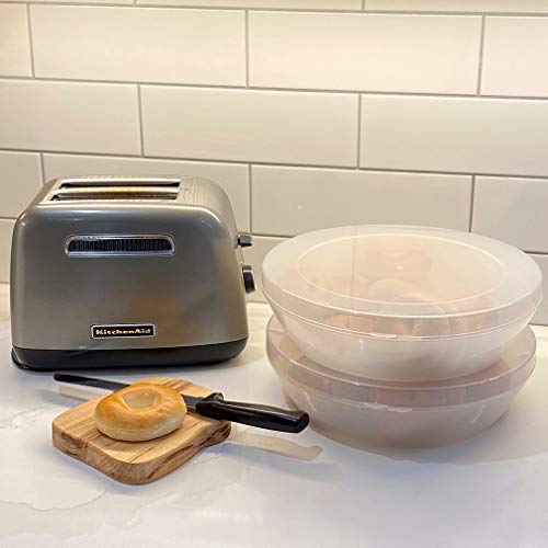 Evelots Pie Keeper-Easy Carry-Stay Fresh-Hinged Lid-Cookie,Donut-Fridge/Freezer
