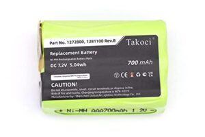 takoci replacement battery for tri-tronics g3 field g3 pro classic 70 g3 field 90 g3 flyway g3 upland sp g3 trashbreaker g3 pro 100 g3 pro 200 g3 pro 500,fits part number 1272800 1281100 rev.b