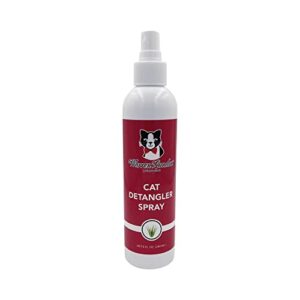 warren london cat detangler spray for matted hair | leave in conditioner pet detangling spray that demattes & refreshes | use with cat brush or grooming glove | made in usa