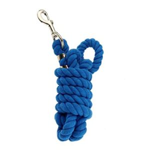 n/a horse lead rope braided rope thick cotton horse rope color three-strand pull horse rope men’s equestrian gift (color : blue)