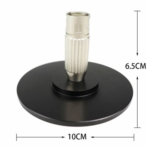 Black Suction Cup Adapter with 3XLR Connector for Machine Attachments