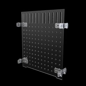 hingofuni fish tank divider aquarium acrylic isolation grid board divider with suction cups accessories transparent plate baffle blocking fish partition net freshwater ornament 25x30cm