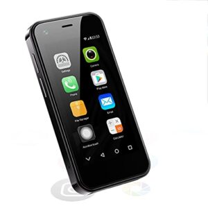 etigood mini smartphone unlocked 1gb ram 8gb rom small cell phones, 2.5'' touch screen quad core android tiny phone/mtk6580/3g dual sim/hd camera/slim body mobile phone(black)