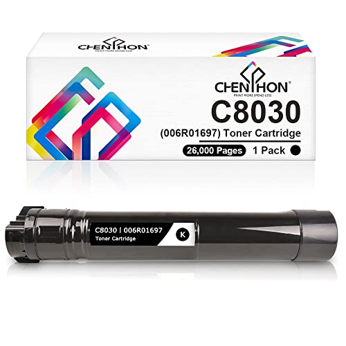 CHENPHON Compatible Xerox AltaLink C8030 C8035 Toner Cartridge Replacement Xerox 006R01697 use for Xerox AltaLink C8030 C8035 C8045 C8055 C8070 Printer (Black High Capacity 26,000 Pages, 1-Pack)