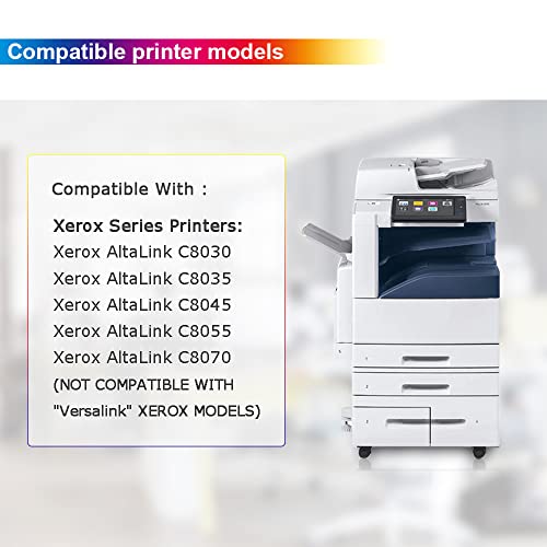 CHENPHON Compatible Xerox AltaLink C8030 C8035 Toner Cartridge Replacement Xerox 006R01697 use for Xerox AltaLink C8030 C8035 C8045 C8055 C8070 Printer (Black High Capacity 26,000 Pages, 1-Pack)