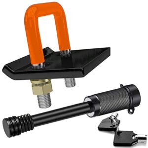 hitch tightener for 1.25" and 2" hitches hitch tightener anti-rattle stabilizer rust-free heavy duty lock down easy installation quiet(with 5/8-inch pin diameter trailer hitch lock)