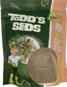 todd’s seeds - alfalfa sprouting seeds - easy to grow bulk alfalfa seeds - fast growing seeds with high sprout germination (1/4 pound)