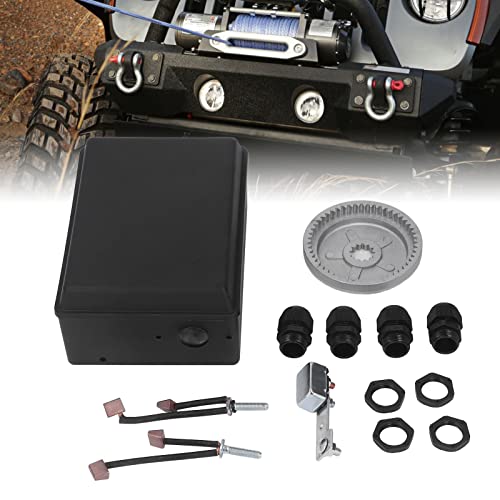 Tbest Winch Control Protection Box,Winch Controller Housing ABS High Strength Protection Box Kit for 8000 to 20000LB Electric Winch