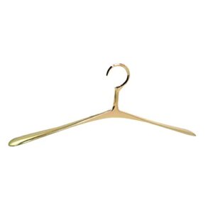 n/a metal hanger widening hanger non-slip thickening hanger durable hanger pants clothes storage drying rack (color : gold, size : 43.5 * 17.5cm)