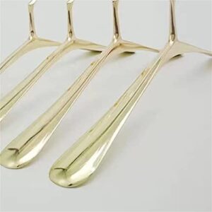 N/A Metal Hanger widening Hanger Non-Slip Thickening Hanger Durable Hanger Pants Clothes Storage Drying Rack (Color : Gold, Size : 43.5 * 17.5cm)