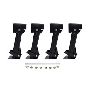 dumble rv stabilizer jacks - 4pk attachable telescoping travel trailer jack stabilizer stands and jack rod
