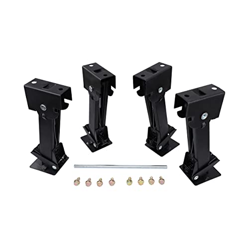 Dumble RV Stabilizer Jacks - 4pk Attachable Telescoping Travel Trailer Jack Stabilizer Stands and Jack Rod