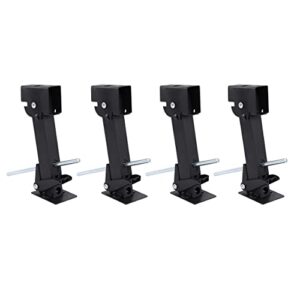 Dumble RV Stabilizer Jacks - 4pk Attachable Telescoping Travel Trailer Jack Stabilizer Stands and Jack Rod