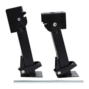 dumble rv stabilizer jacks - 2pk 1300lb cap attachable telescoping travel trailer jack stabilizer stands and jack rod