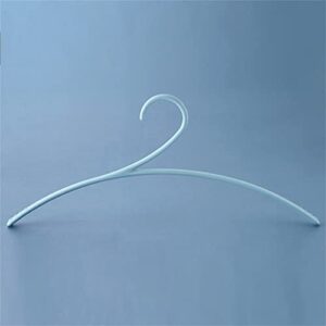 n/a portable plastic display hanger windproof wardrobe coat shirt suit hanger clothes storage rack (color : blue, size : 38 * 19cm)
