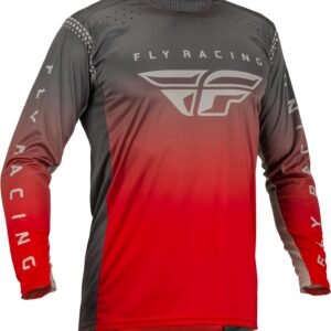 FLY Racing Adult Lite Jersey (Red/Grey, Medium)