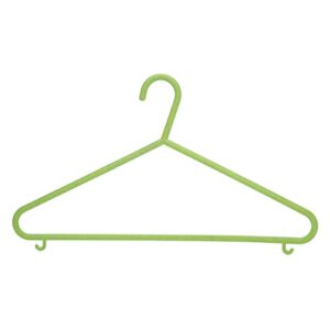 n/a multifunctional adult plastic hanger clothes coat skirt hanger clothes hanger (color : green, size : 37 * 20.5cm)