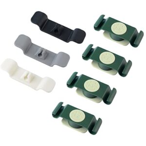 cord holder for 7 pcs cord organizer rotatable cords hider cable clips wire wrapper keeper for storage home kitchen appliances for air fryer toaster blender coffee maker stand mixer (green)