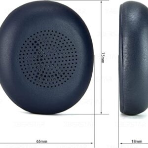 Elite 45h Evolve2 65 Earpads,JOYSOG Replacement Ear Pads Ear Cushions Foam Covers for Jabra Evolve 2 65 MS/UC Elite 45h Headphone (Blue)