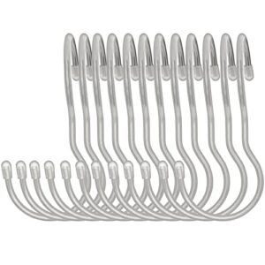 8 pack s hooks for hanging, anti-drop stainless steel s shaped hooks heavy duty kitchen pot rack hooks closet hooks for hanging clothes, plants, kitchen utensil, pots and pans, bags - 3.5 inch