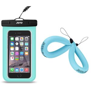 joto universal waterproof phone holder pouch bundle with 2 pack floating wrist strap for waterproof camera