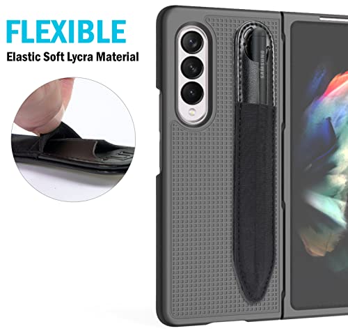 Universal Stylus Holder, [2-Pack] Nakedcellphone Sleeve Carrying Case Slot for Samsung Galaxy S-Pen Fold Pro - Adheres to Phone, Tablet, Z Fold 3, Z Fold 4, Z Fold 5, S21 Ultra 5G, Case, etc