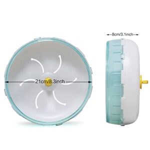 8.3" Silent Spinner-Non-Slip-Large Exercise Running Hamster Wheel for Small Animal Pet -Like Hamster,Chinchillas,Gerbils,Hedgehogs and Mice.