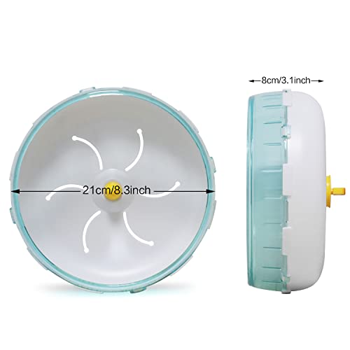 8.3" Silent Spinner-Non-Slip-Large Exercise Running Hamster Wheel for Small Animal Pet -Like Hamster,Chinchillas,Gerbils,Hedgehogs and Mice.