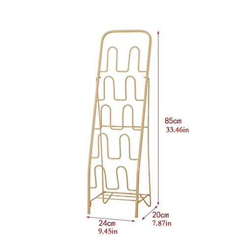 Shoe Rack Shoe Shelf Stackable Shoe Rack Shoe Rack, Multi-Layer Metal Shoe Shelf - Entrance Hallway Bedroom Freestanding Shoe Storage Organiser Rack Suitable for Flat Shoes and Slippers Shoe Bench St