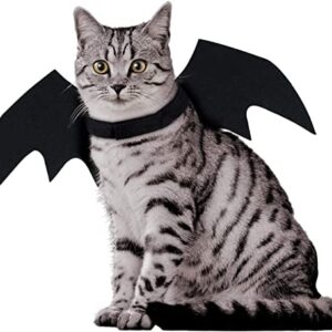 Pet Cat Bat Wings for Halloween Party Decoration, Puppy Cosplay Bat Costume, Cute Kitten Cat Dress Up Accessories