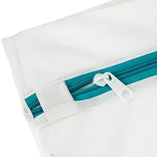 Simplify 3 Piece Mesh Laundry Wash Bags | Used for Delicates | Helps Protect Clothing, White, Large (82483-MS-WM)