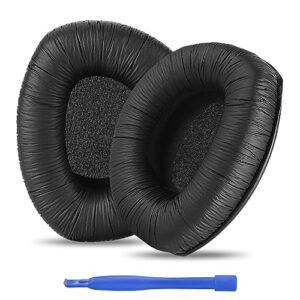replacement ear pads for sennheiser rs160, hdr160, rs170, hdr170, rs180, hdr180 headphones replacement ear cushions, ear covers, headset earpads (leatherette/black)