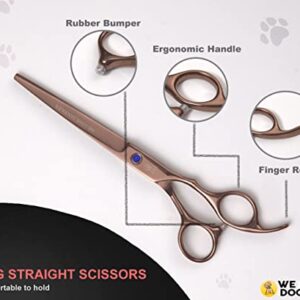 We Love Doodles Dog Grooming Scissors Kit - Dog Grooming Shears - Curved Dog Grooming Scissors - Thinning Scissors For Dogs - Best Grooming Scissors For Goldendoodles