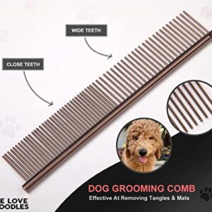 We Love Doodles Dog Grooming Scissors Kit - Dog Grooming Shears - Curved Dog Grooming Scissors - Thinning Scissors For Dogs - Best Grooming Scissors For Goldendoodles