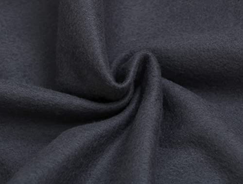 Polar Fleece Blankets for Bed - Twin Size Thermal Lightweight Spread - Soft Brushed Material - All Season Plush Throw Blankets/Pet Blankets - 56’’ x 92’’ - Dark Grey