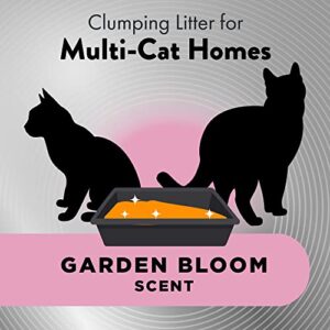 ARM & HAMMER Hardball Lightweight Platinum Multi-Cat Easy, No-Mess Scooping, Clumping Cat Litter, 16.5LB Bag, Garden Bloom Scent, Online Exclusive Formula