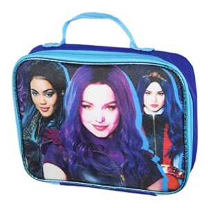 Disney Descendants Wickedly Cool 16" Backpack Lunch Tote Water Bottle Squishy Snack Tote 5 Pc Set