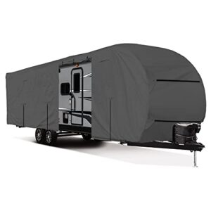 neh top travel trailer rv cover for 38ft - 40ft length rv cover, ripstop camper cover, tearproof waterproof motorhome cover