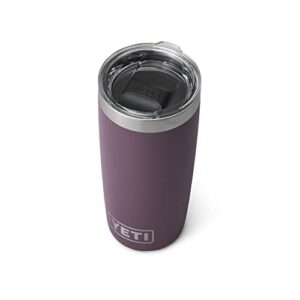 yeti rambler 10 oz tumbler, stainless steel, vacuum insulated with magslider lid, nordic purple