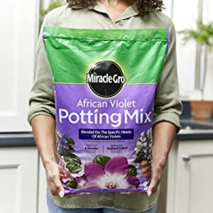 Miracle-Gro African Violet Potting Mix, 8qt, 2-Pack