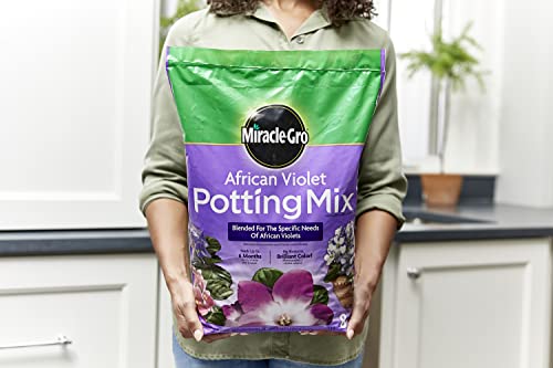 Miracle-Gro African Violet Potting Mix, 8qt, 2-Pack